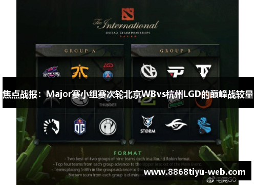 焦点战报：Major赛小组赛次轮北京WBvs杭州LGD的巅峰战较量